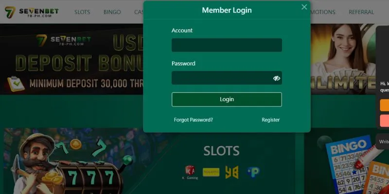 How to login 7BET quickly